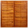 vidaXL Table basse de jardin 110x110x45 cm Bois solide d'acacia