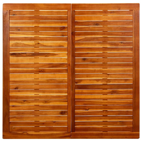 vidaXL Table basse de jardin 110x110x45 cm Bois solide d'acacia