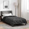 vidaXL Duvet d'hiver Noir et anthracite 200 x 140 cm Microfibre