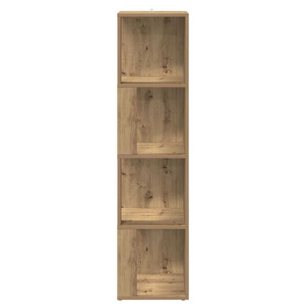 vidaXL Armoire d'angle ch&ecirc;ne artisanal 33x33x132 cm bois d'ing&eacute;nierie