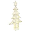 vidaXL Sapin de No&euml;l avec 240 LED Blanc chaud 181 cm PET