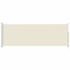 vidaXL Auvent lat&eacute;ral r&eacute;tractable 160 x 500 cm Cr&egrave;me