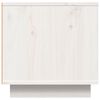vidaXL Meuble TV Blanc 140x40x40 cm Bois de pin massif
