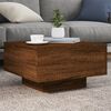 vidaXL Table basse chêne marron 55x55x31 cm bois d'ingénierie