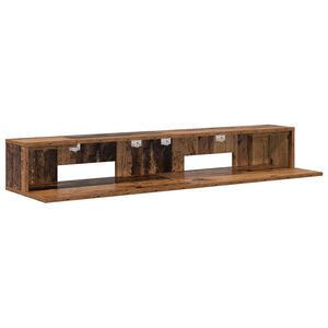 vidaXL Bureau de studio Bois ancien 130 x 36 x 19,5 cm