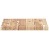 vidaXL Dessus de table 60x30x2 cm rectangulaire bois massif d'acacia