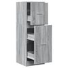 vidaXL Armoire apothicaire sonoma gris 40x41x118 cm bois d'ing&eacute;nierie