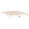 vidaXL Cadre de lit sans matelas blanc 140x200 cm bois d'ingénierie