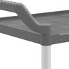 vidaXL Chariot &agrave; 3 niveaux gris 99x50x96 cm aluminium