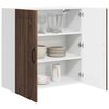 vidaXL Armoire de cuisine Kalmar Ch&ecirc;ne brun 80 x 31 x 80 cm