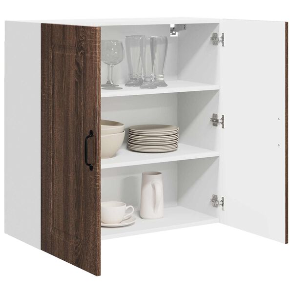 vidaXL Armoire de cuisine Kalmar Ch&ecirc;ne brun 80 x 31 x 80 cm