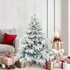 vidaXL Sapin de No&euml;l artificiel avec 150 LED Blanc 150 cm PE et PVC
