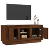 vidaXL Meuble TV chêne marron 102x35x45 cm bois d'ingénierie