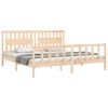 vidaXL Cadre de lit sans matelas 200x200 cm bois massif de pin