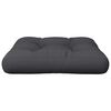 vidaXL Coussin de palette noir 50x50x12 cm tissu