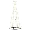 vidaXL Arbre de No&euml;l LED Blanc chaud 250 cm Fer