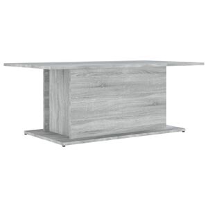 vidaXL Table basse Sonoma gris 102x55,5x40 cm Bois d'ing&eacute;nierie