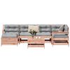 vidaXL Salon de jardin 7 pcs bois massif sapin de douglas