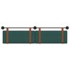 vidaXL T&ecirc;te de lit suspendue Uni Vert fonc&eacute; 210 x 55 x 5 cm PU antique