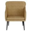 vidaXL Fauteuil Marron 63x76x80 cm Velours