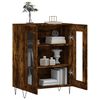 vidaXL Buffet ch&ecirc;ne fum&eacute; 69,5x34x90 cm bois d'ing&eacute;nierie
