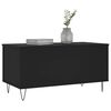 vidaXL Table basse Noir 90x44,5x45 cm Bois d'ing&eacute;nierie