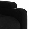 vidaXL Fauteuil de massage inclinable Noir Tissu