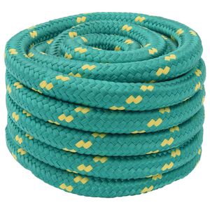 vidaXL Corde de bateau 3 mm 5 m Vert PP