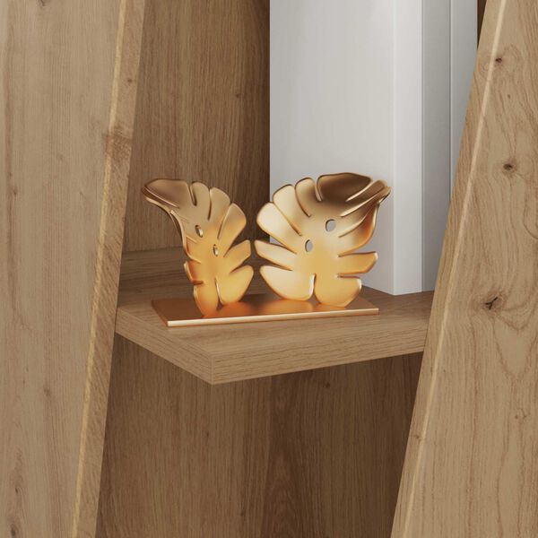 vidaXL &Eacute;tag&egrave;re lat&eacute;rale Ch&ecirc;ne artisanal 33 x 32 x 70,5 cm