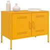vidaXL Meubles TV 2 pcs jaune moutarde 68x39x50,5 cm acier