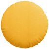 vidaXL Coussins de si&egrave;ge 2 pcs Jaune clair &Oslash; 50 cm