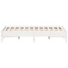 vidaXL Cadre de lit sans matelas blanc 150x200 cm bois de pin massif