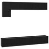 vidaXL Ensemble meuble TV 5 pc Ch&ecirc;ne noir Bois d'ing&eacute;nierie