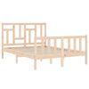 vidaXL Cadre de lit sans matelas 140x190 cm bois de pin massif