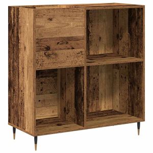 vidaXL Meuble &agrave; vinyles Bois ancien 85 x 38 x 89 cm Bois d'ing&eacute;nierie