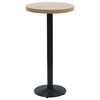 vidaXL Pied de table de bistro noir &Oslash;43x107 cm fonte