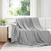 vidaXL Couvertures &agrave; jeter 24 pcs Gris 240 x 220 cm Toison