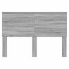 vidaXL T&ecirc;te de lit Gris Sonoma 150 cm Bois d'ing&eacute;nierie