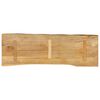 vidaXL Dessus de table 110x40x3,8 cm bord vivant bois massif manguier