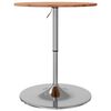 vidaXL Table de bar Ø60x89,5 cm bois massif de hêtre