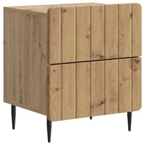 vidaXL Cabinet de chevet Ch&ecirc;ne artisanal 43 x 34,5 x 49,5 cm