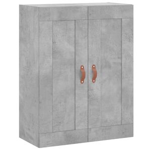 vidaXL Armoire murale gris b&eacute;ton 69,5x34x90 cm bois d'ing&eacute;nierie