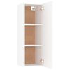 vidaXL Meubles TV 2 pcs Blanc 30,5x30x90 cm Bois d’ingénierie