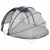 vidaXL D&ocirc;me de tente de piscine Transparent 538 x 440 x 204 cm PVC