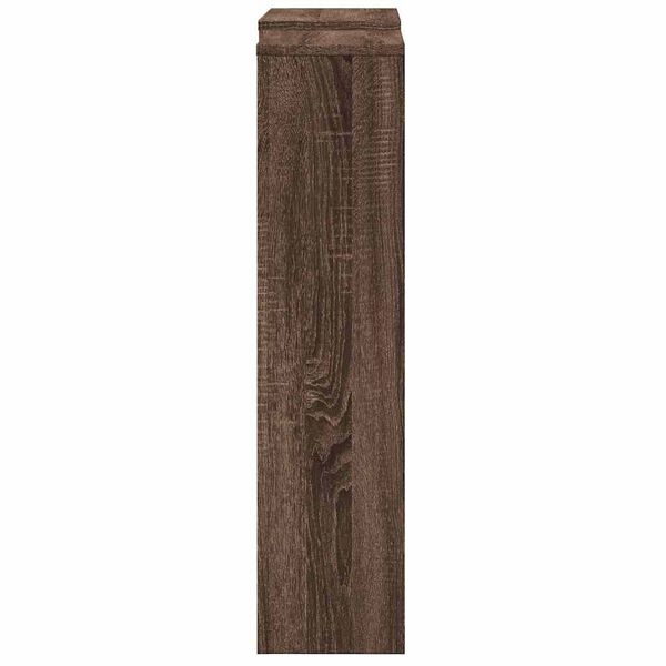 vidaXL Cache-radiateur ch&ecirc;ne marron 205x21,5x83,5 cm bois d'ing&eacute;nierie