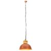 vidaXL Lampe suspendue industrielle Cuivre Rond 32 cm E27 Manguier