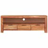 vidaXL Meuble TV 110x30x40 cm Bois d'acacia massif