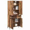 vidaXL Haut Armoire Bois Ancien 69,5 x 34 x 180 cm Bois d'ing&eacute;nierie