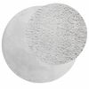 vidaXL Tapis HUARTE &agrave; poils courts doux et lavable gris &Oslash; 80 cm