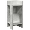 vidaXL Tables d'appoint 2 pcs avec étagère gris béton 25,5x27x60 cm